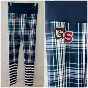 Goldsheep Plaid & Stripe Leggings Size XS